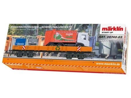 Märklin Start up - Niederbordwagen „Kommunaldienst“