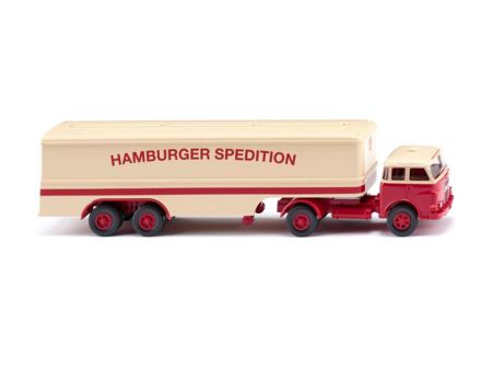 Wiking HO Koffersattelzug (MAN Pausbacke)
