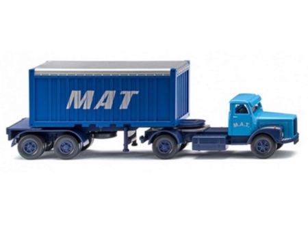Wiking HO 1:87 Containersattelzug 20' (Scania) 