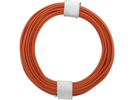 118-7 - Kupferschalt Litze 0,14 mm² / 10 m / orange