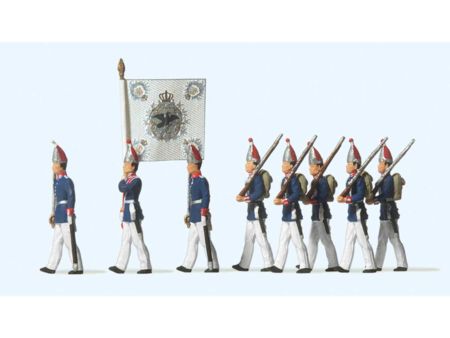 Preiser HO 1:87 1. Garderegiment zu Fuß. Pots
