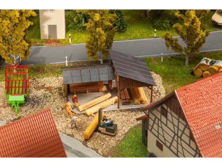 Faller HO Holzlagerschuppen