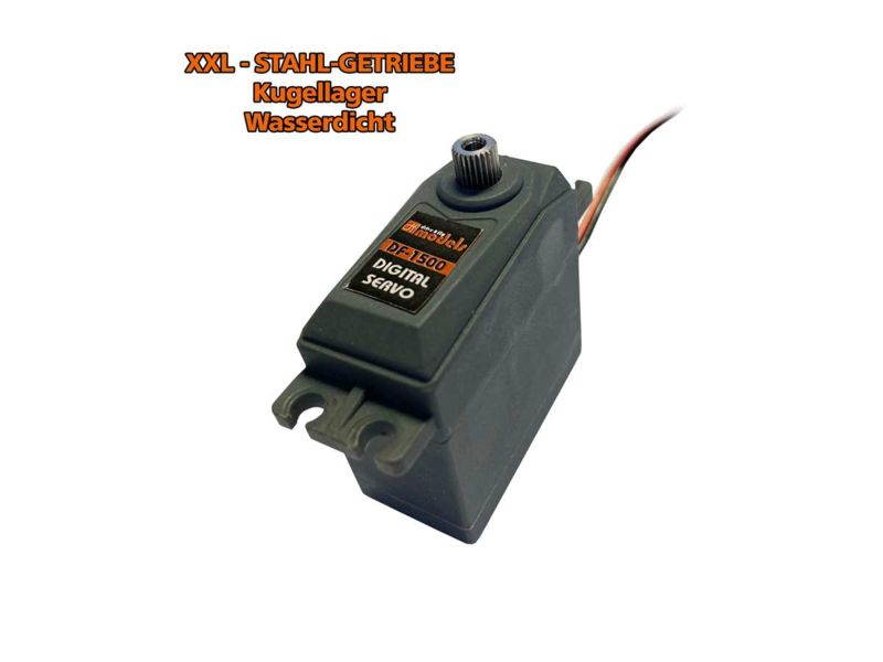 DF Mali Servo DF-1500D - 15KG Stahlgetriebe, Kugellager