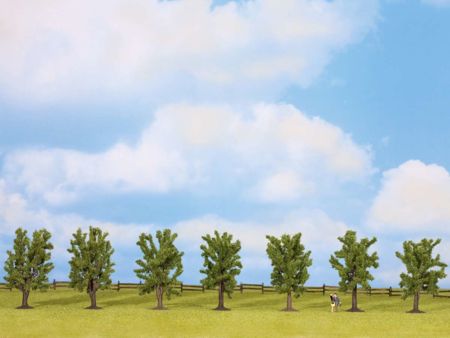 NOCH H0/Z Laubbäume, 7 Stück