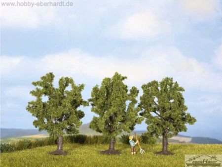NOCH N/Z Obstbäume, grün, 3 Stück