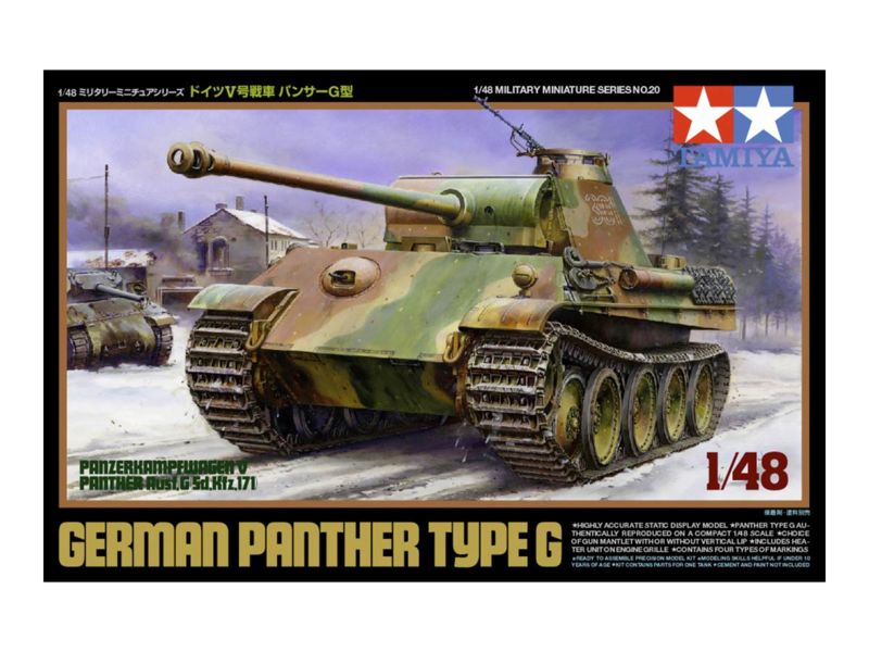 Tamiya 1:48 Dt. Panzer Panther Typ G