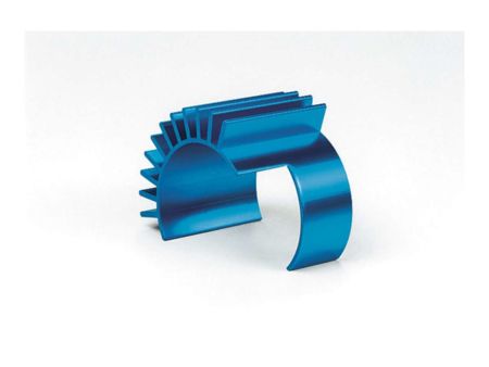 Tamiya DF-02/TT-01 Alu Motorkühlkörper blau