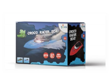 Croco Racer Boat 2in1 2.4 GHz RTR rot