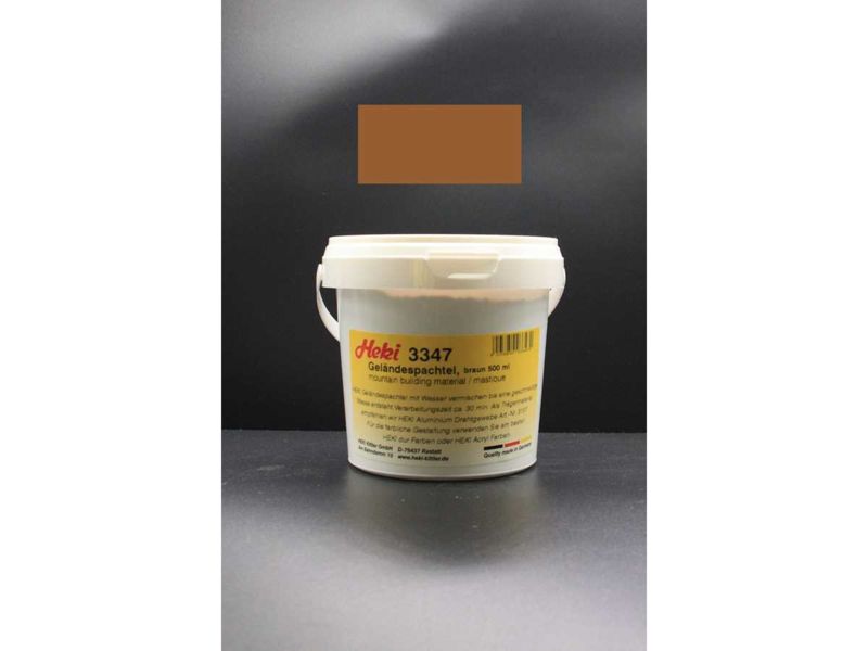 Heki  Geländespachtel braun, 500 g