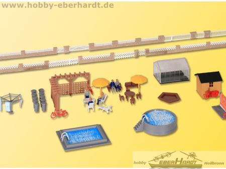 Kibri H0 Deko-Set Rund ums Haus