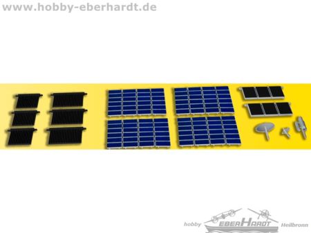 Kibri H0 Deko-Set Solar, Röhren, Photovoltaik 