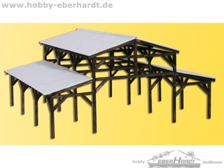 Kibri H0 Holzunterstand