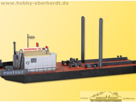 Kibri H0 Arbeitsponton mit MENCK Bagger M154 LC