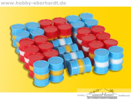 Kibri H0 Benzinfässer, 32 Stück 