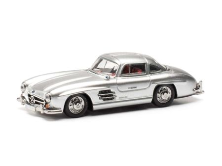 Herpa HO  MB 300 SL Flügeltürer, silber