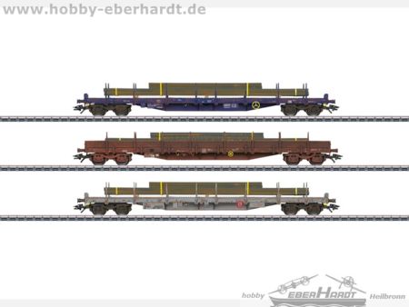 Märklin  HO  Flachwagen-Set CFL Cargo
