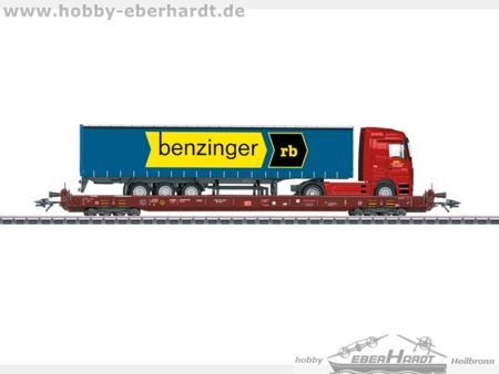 Märklin  HO  RoLa Endwagen Benzinger DB AG
