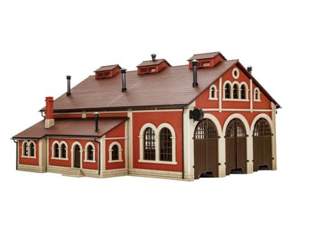Vollmer N Lokschuppen, dreiständig