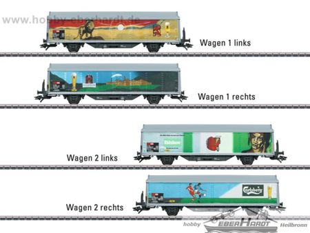 Märklin  HO  Schiebewandwagen-Set SBB