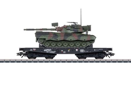 Märklin HO Schwerlast Rlmmps Leo 1A1