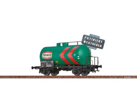 Brawa H0 Kesselwagen Z [P] DB, Epoche IV, Texaco patiniert