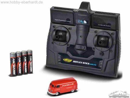 Carson 1:87 VW T1 Bus Kastenw. Porsche 2.4G RTR