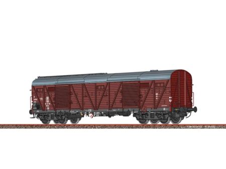 BRAWA  H0 Gedeckter Güterwagen GGrhs DR III