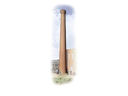 WALTHERS Industrieschornstein, 2 Stück