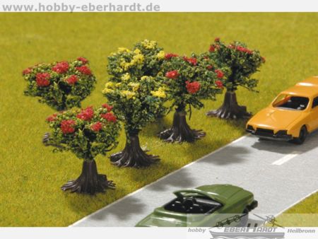 Piko HO 5 Büsche sortiert