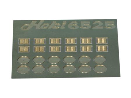 Heki  Kanaldeckel H0, 12 Kanaldeckel, 12 Einlaufgitter