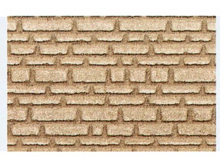 Heki  Sandsteinläufermauer H0/TT, 28x14 cm, 2 Stück