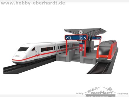Märklin  my world  Bahnsteig mit Licht(my world)