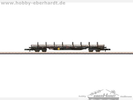 Märklin  Miniclub  Flachwagen m.Rungen DB AG