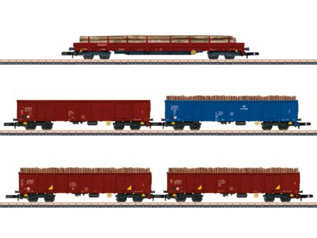 Märklin  Spur Z Wagen-Set Holztransport PKP