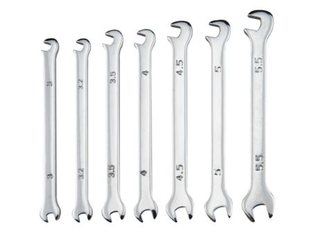 900 - Mini Doppel Maulschlüssel Set 7-tlg.
