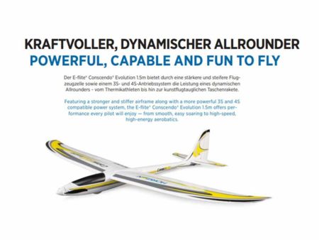 E-flite Conscendo Evolution 1.5m BNF Basic w/SAFE Select