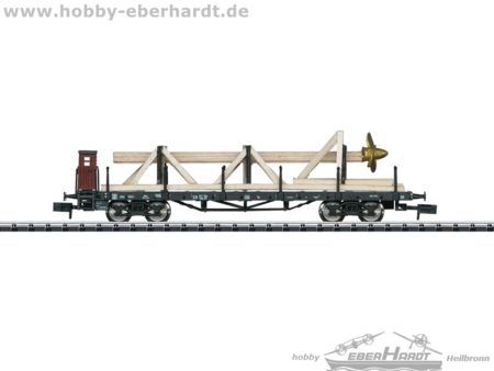 Flachwagen m.Ladegut DB