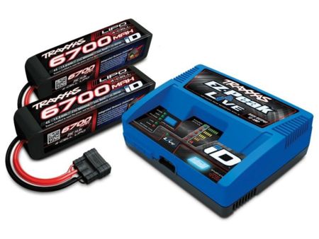 TRAXXAS LIVE EZ-Peak Plus-Lader 2971GX + 2x 4S Lipo 6700mAh 