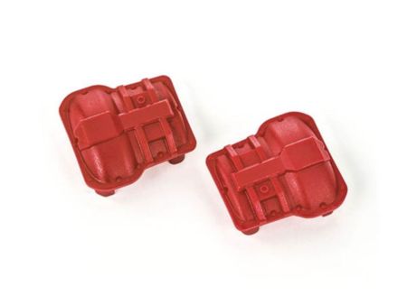 Differential-Abdeckung rot TRX-4M