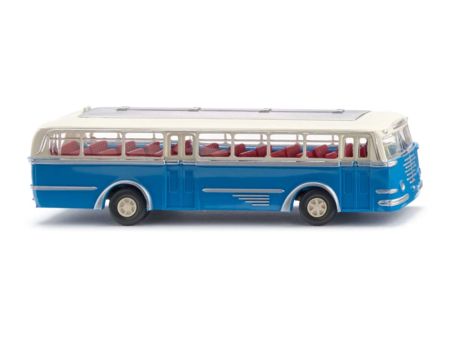 Wiking HO Büssing Trambus - himmelblau/hellelfenbein