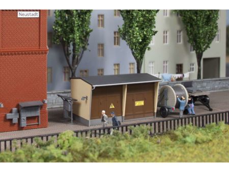 Auhagen TT Trafostation mit Zubehör
