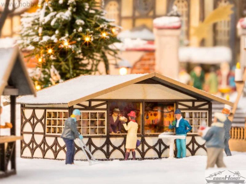 NOCH H0 L-C Weihnachtsmarktstand