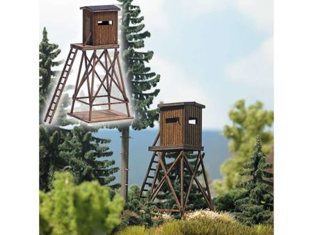 Busch HO Hochsitz aus Echtholz
