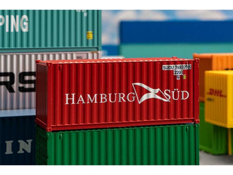 Faller H0 20' Container HAMBURG SÜD