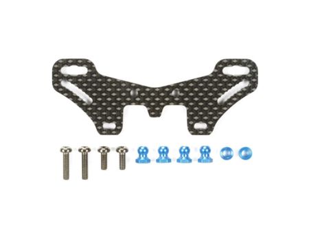 Tamiya TT-02S Dämpferbrücke Hinten Carbon