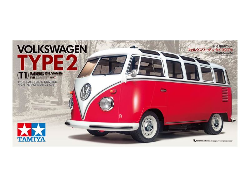 Tamiya 1:10 RC VW Bus Type 2 (T1) M-06