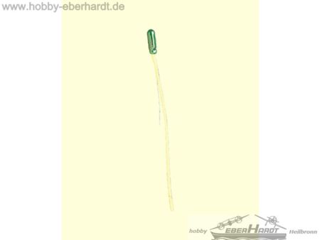Kabelbirne mit 1 Kabel, 16V/30mA, grün