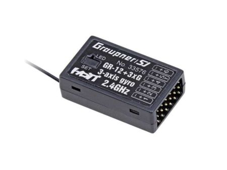 Graupner GR-12 + 3xG HoTT- 2.4 GHz Empfänger