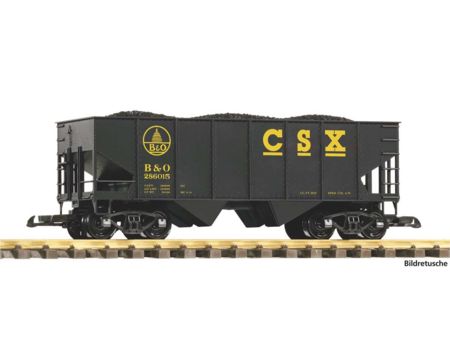 PIKO G Schüttgutwagen CSX / B&O mit Kohleladung