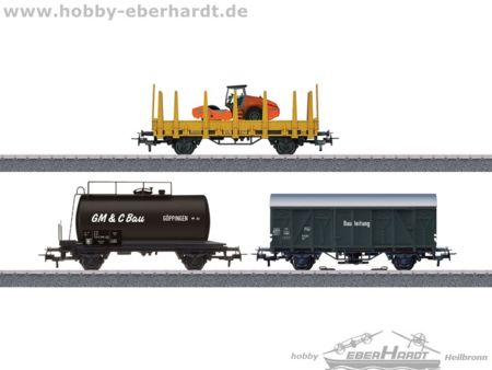 Märklin  HO  Güterwagen-Set Baustelle
